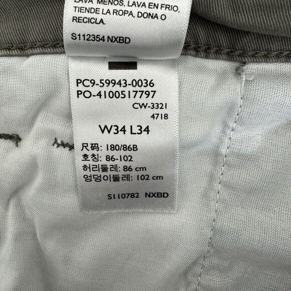 Signature Levi Strauss Mens Pants Sz 32x31‎ Gray Athletic Chino Classic Denim - Picture 12 of 14